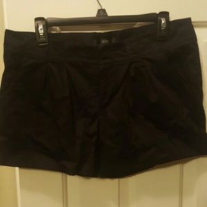 Black shorts, size 10